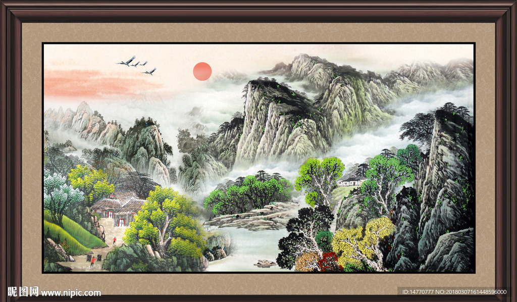 国画山水