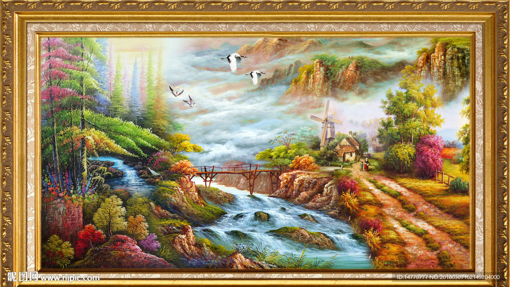 风景油画