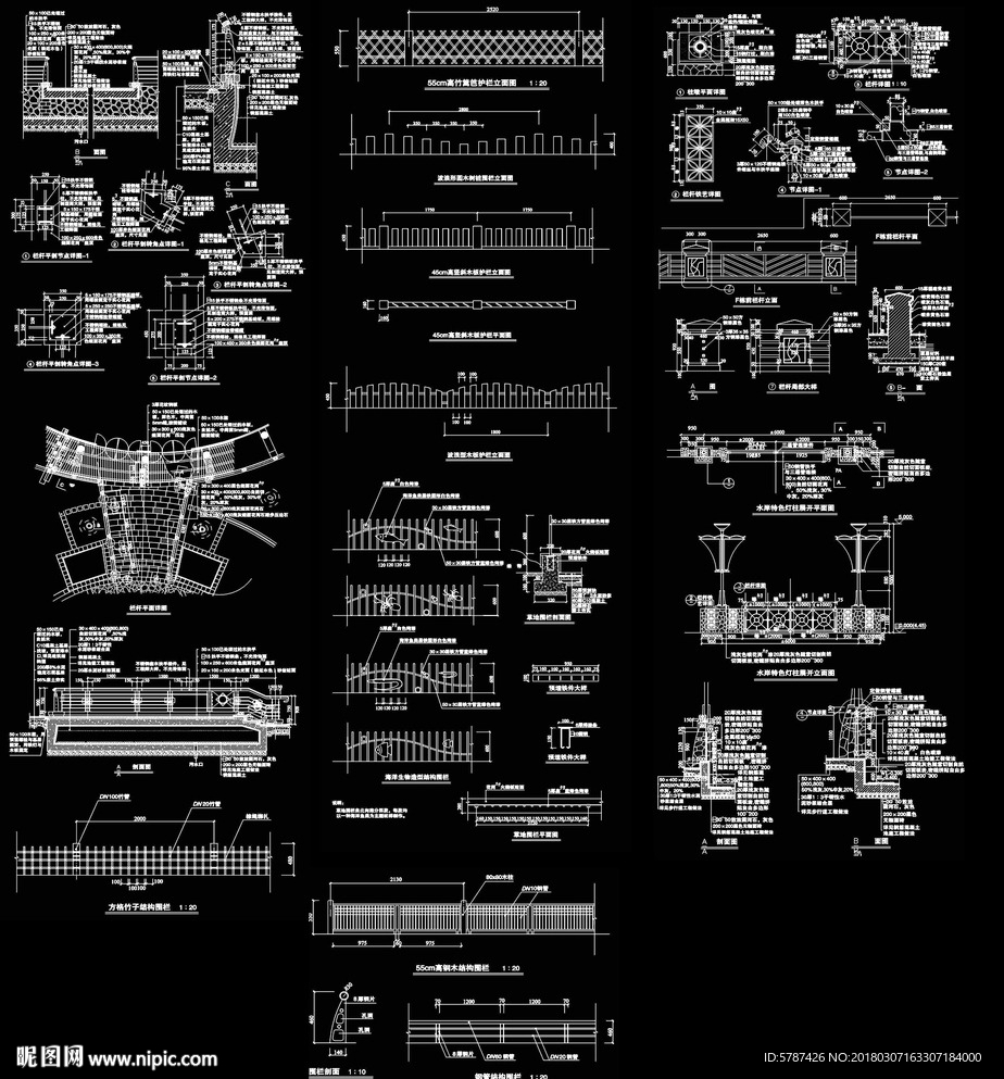 围墙建筑大样图