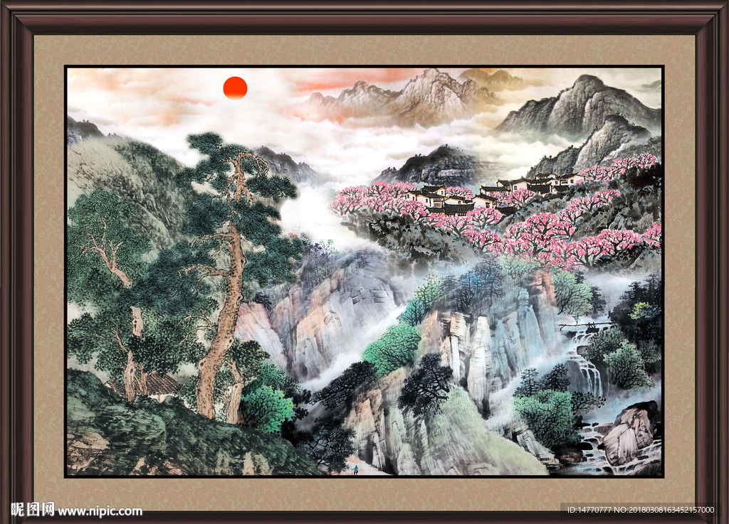 山水国画