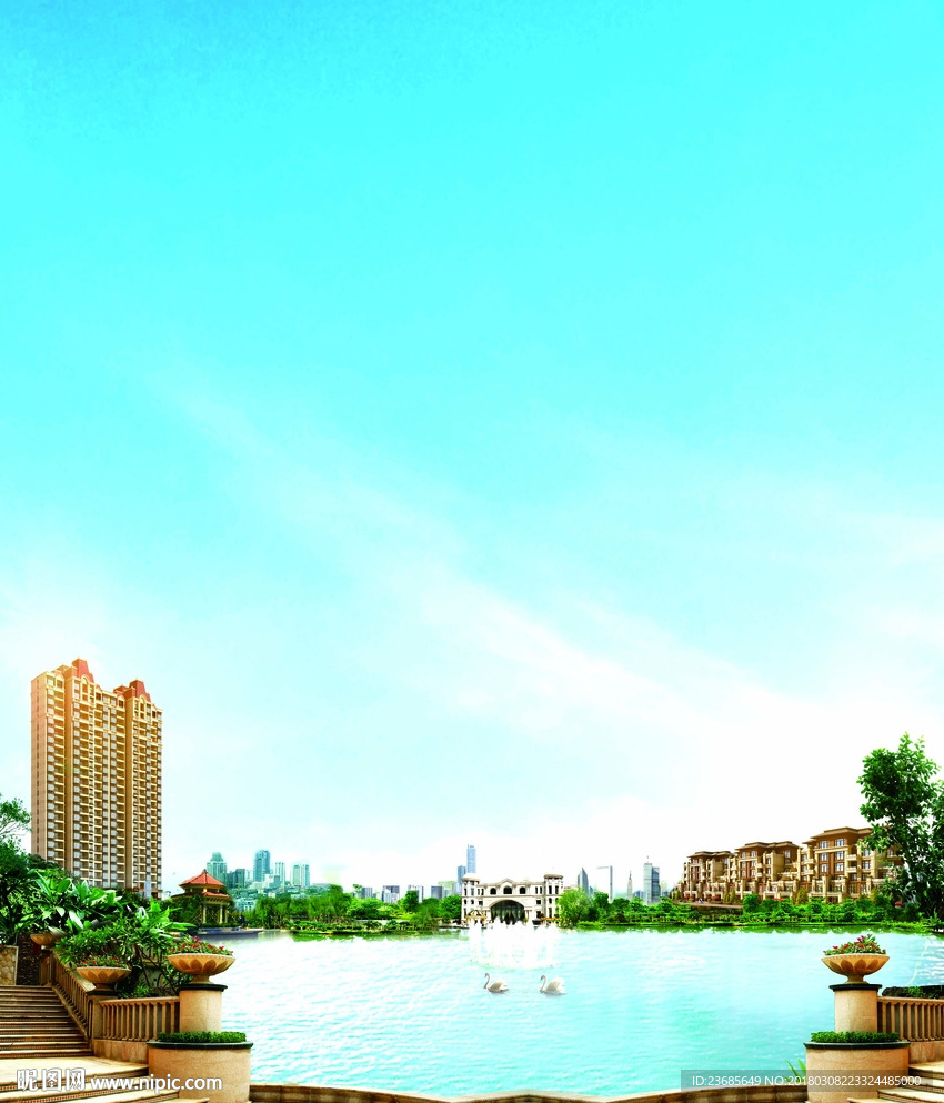 高层洋房内湖