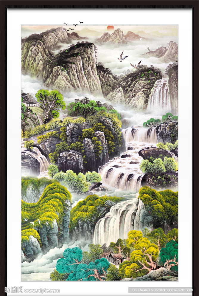 山水国画