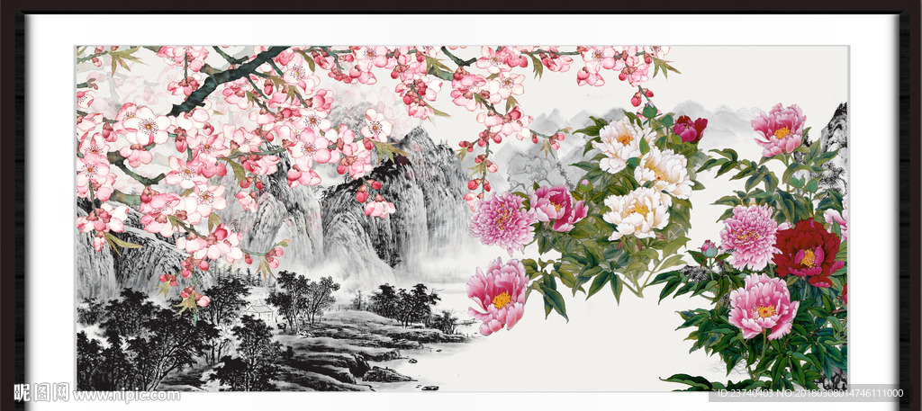 国画梅花