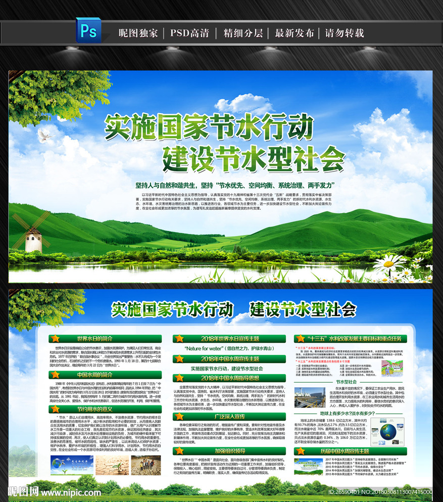 2018年中国水周展板
