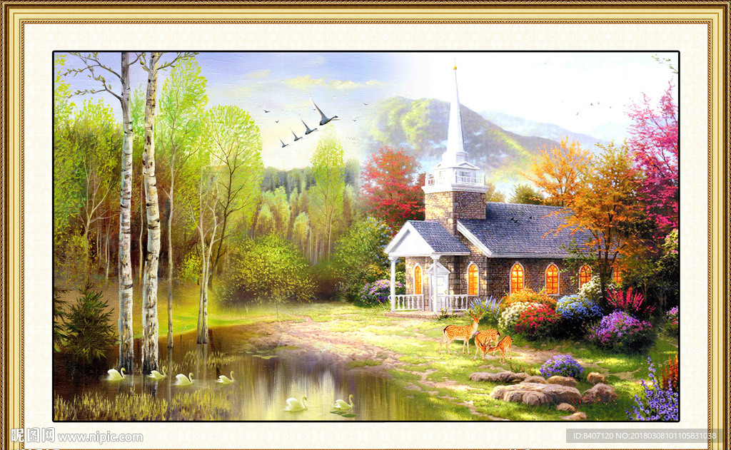 风景油画