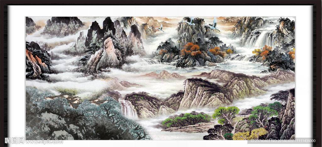 国画山水