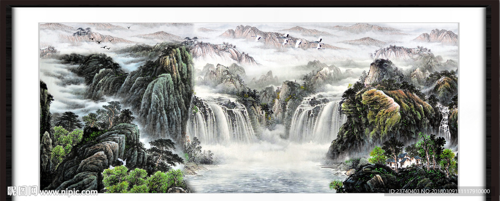 国画山水