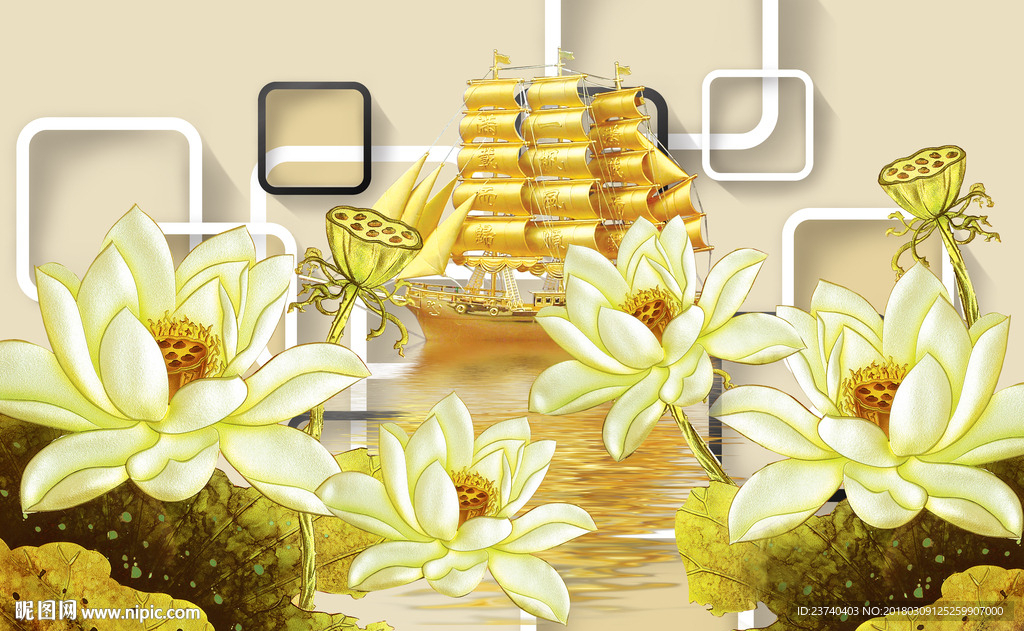3d彩雕背景墙