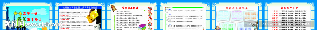 工地安全质量广告宣传