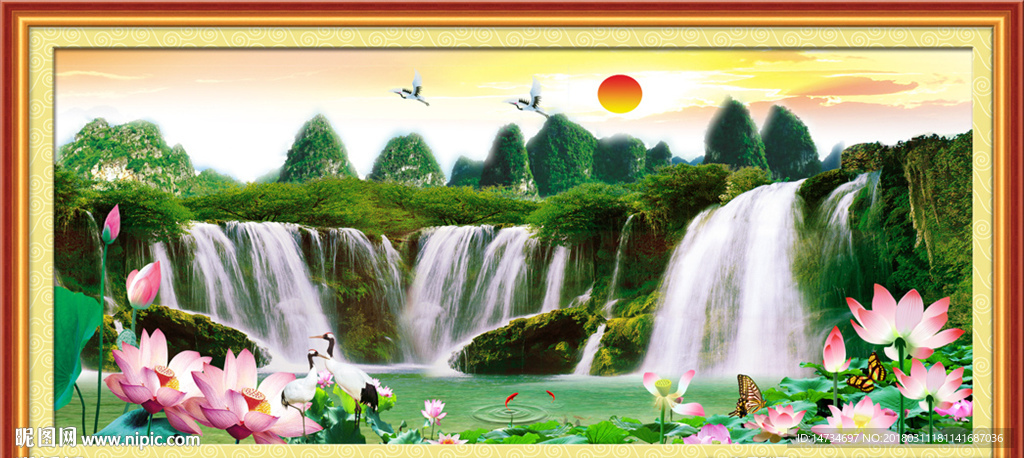 山水风景画