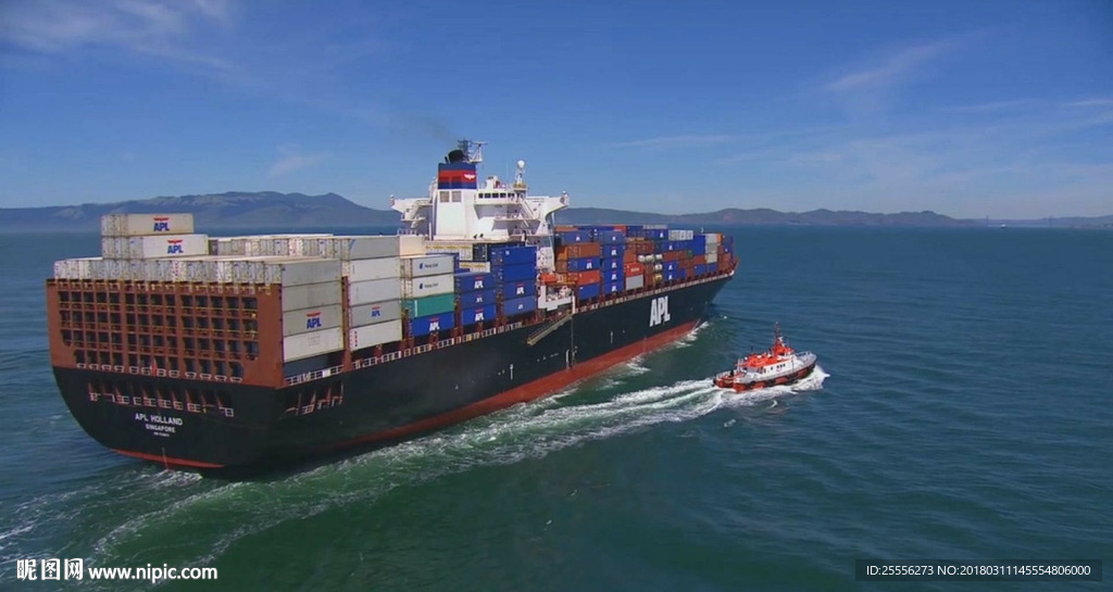 港口码头物流货运视频素材