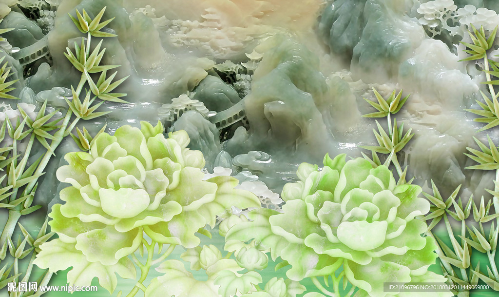 玉雕背景墙