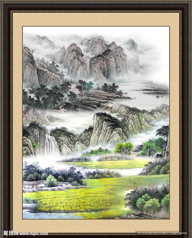 国画牡丹