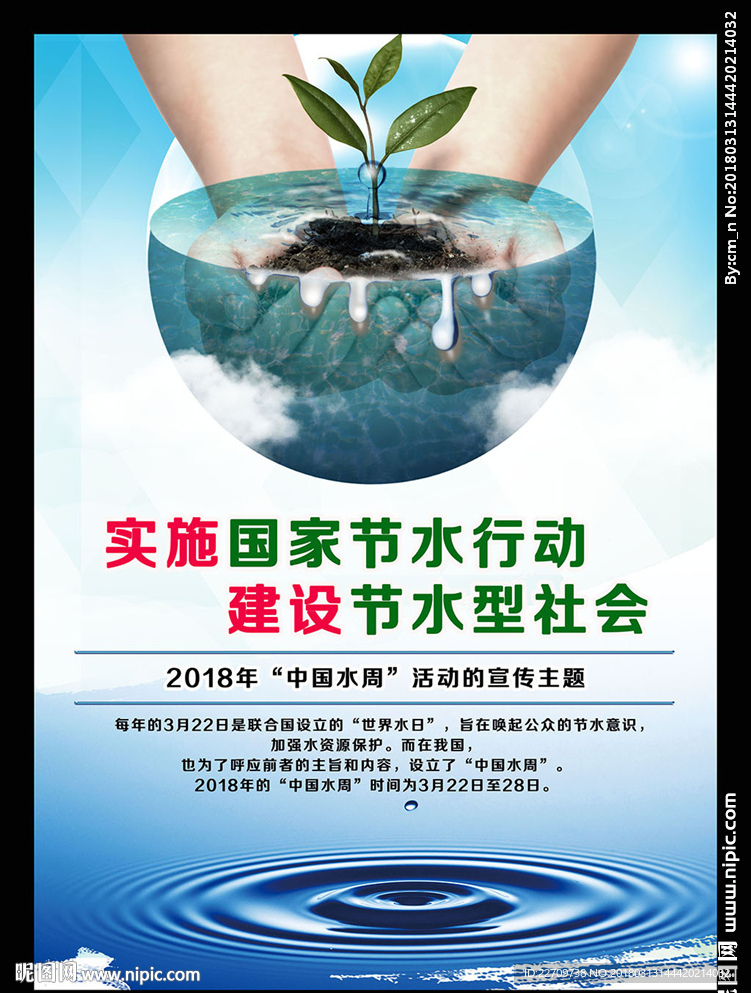 2018年中国水周宣传展板