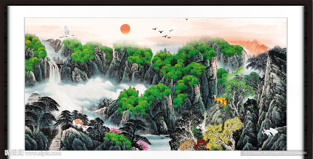 国画山水