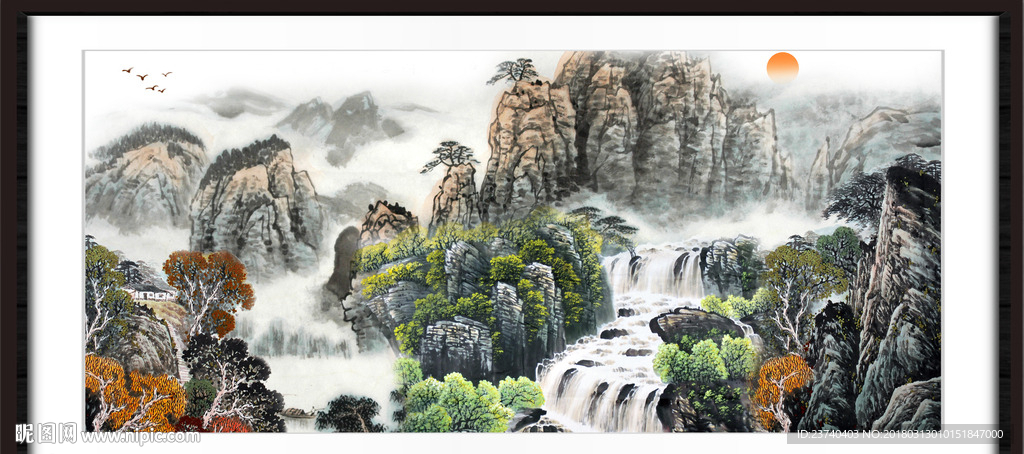 山水国画