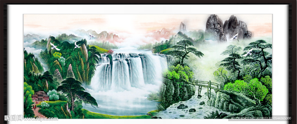 山水国画
