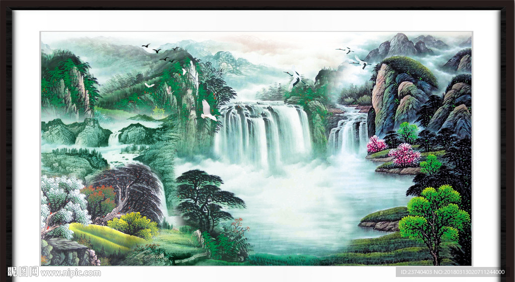 国画山水