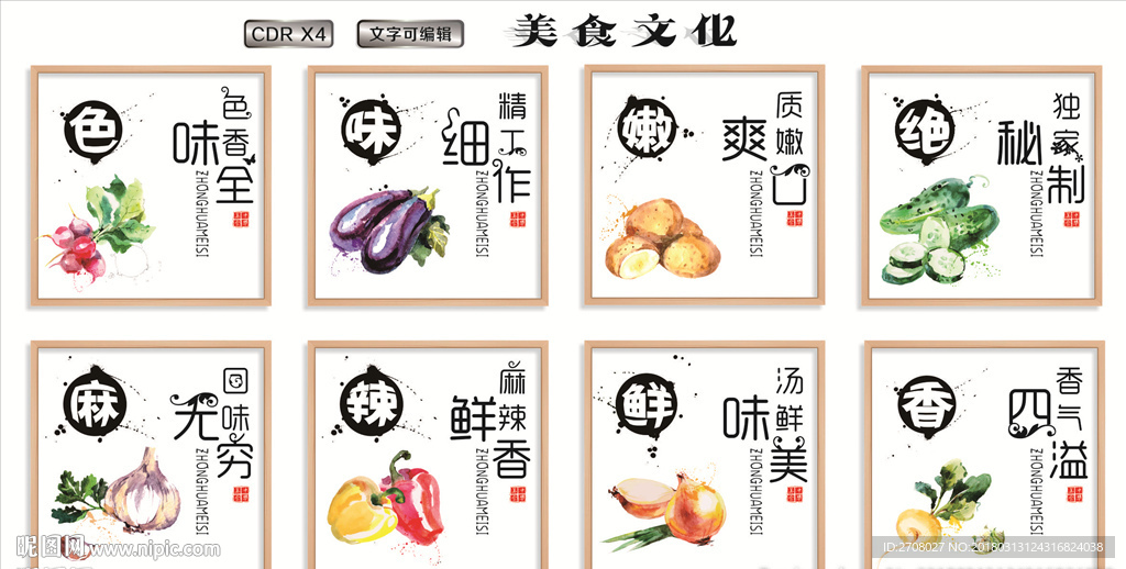 餐饮文化 挂画