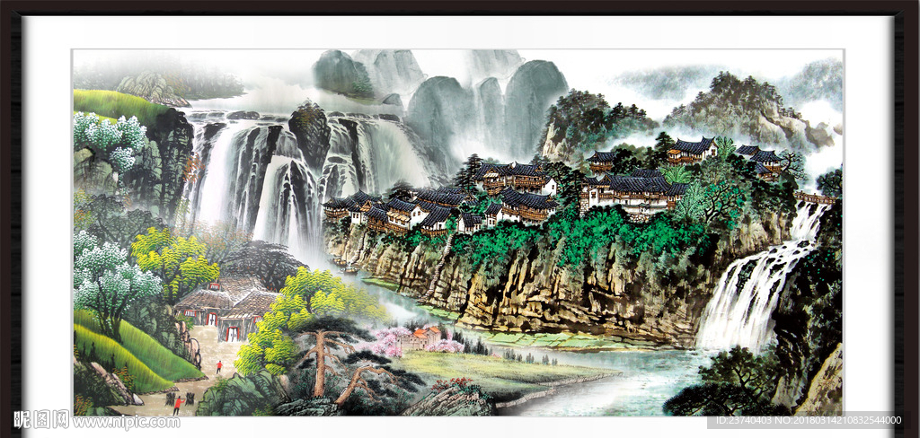国画山水