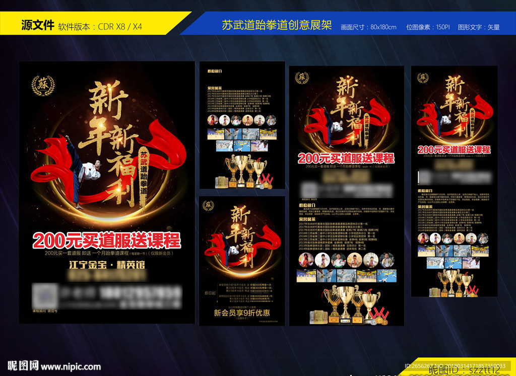 苏武道跆拳道海报