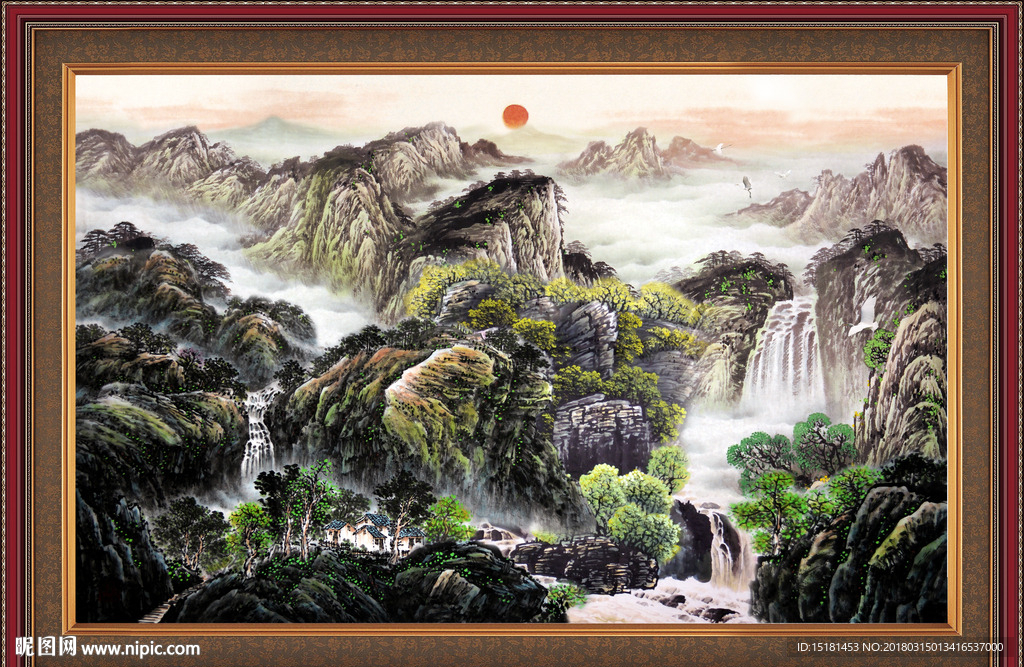 国画山水