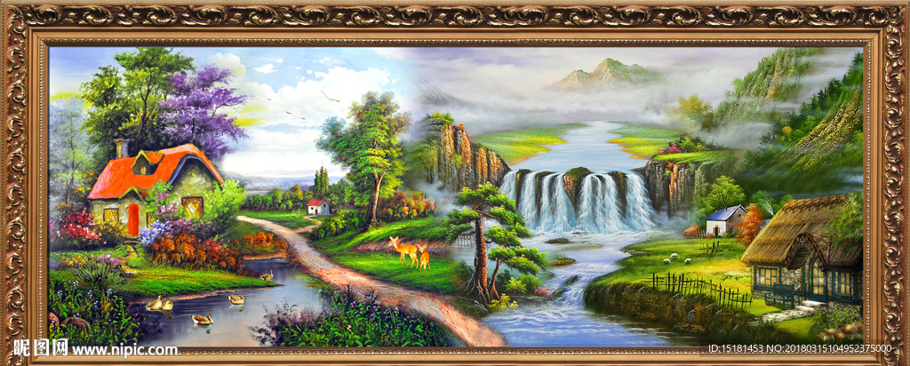 风景油画
