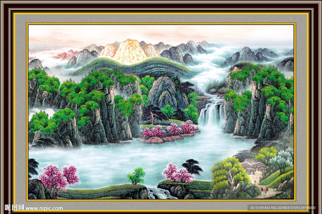 山水国画