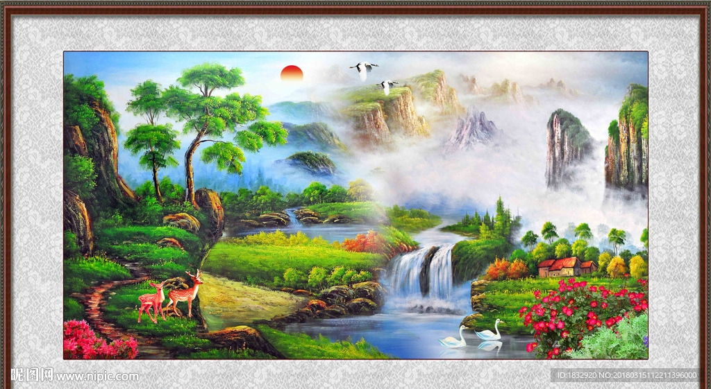 油画风景