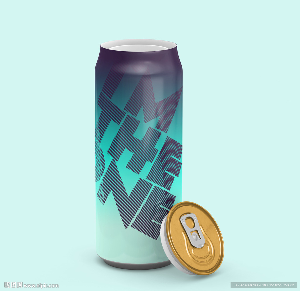 啤酒罐样机