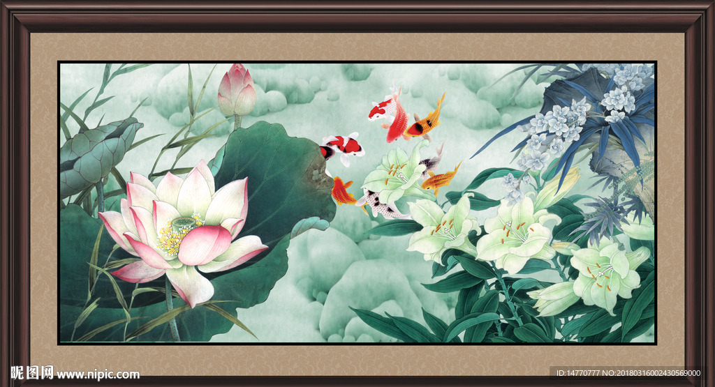 荷花图