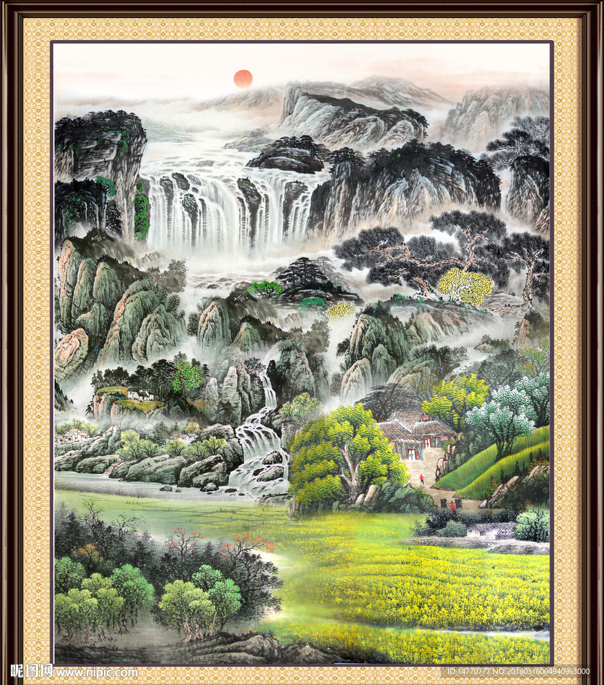 山水国画