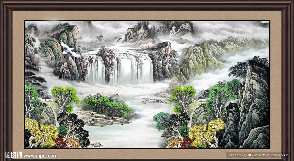 山水国画