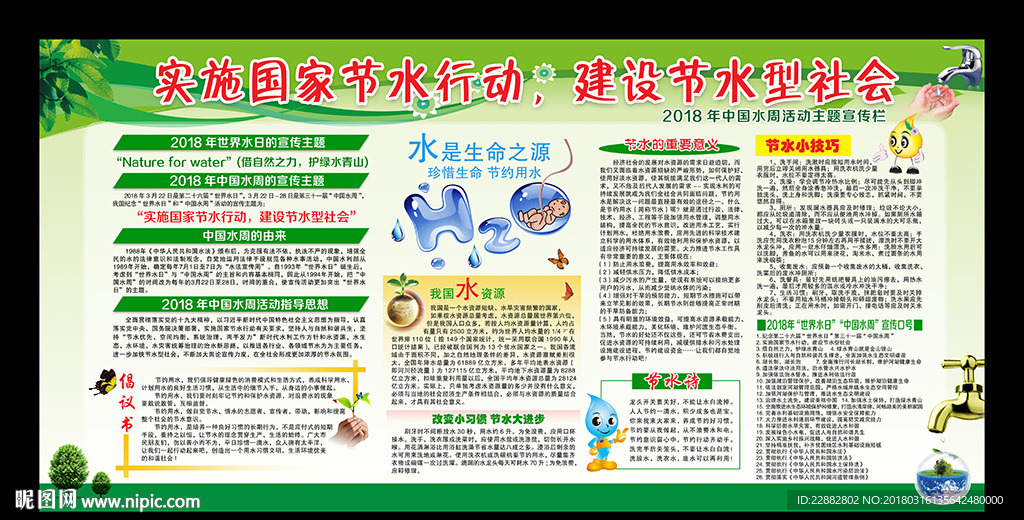 2018年中国水周展板