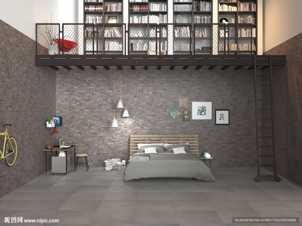 极致北欧风格 仿古砖 瓷砖效果