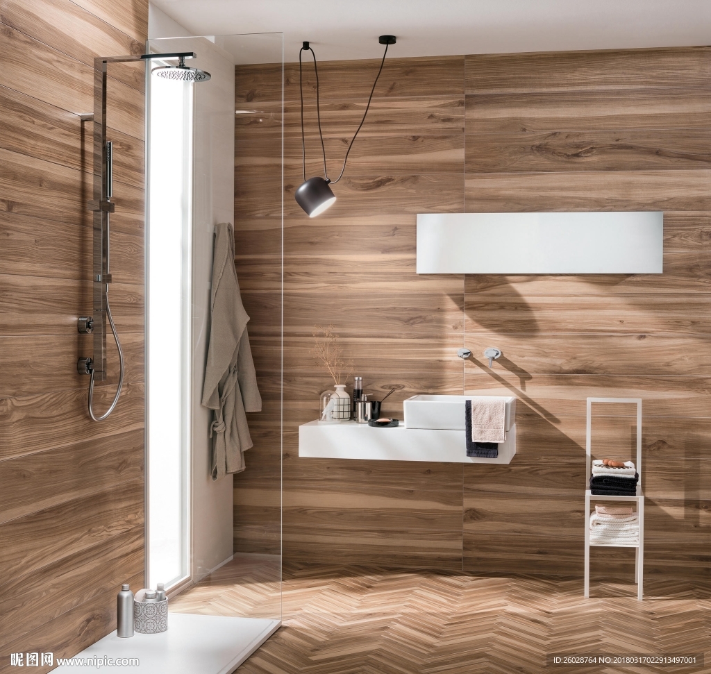 极致北欧风格 仿古砖 瓷砖效果