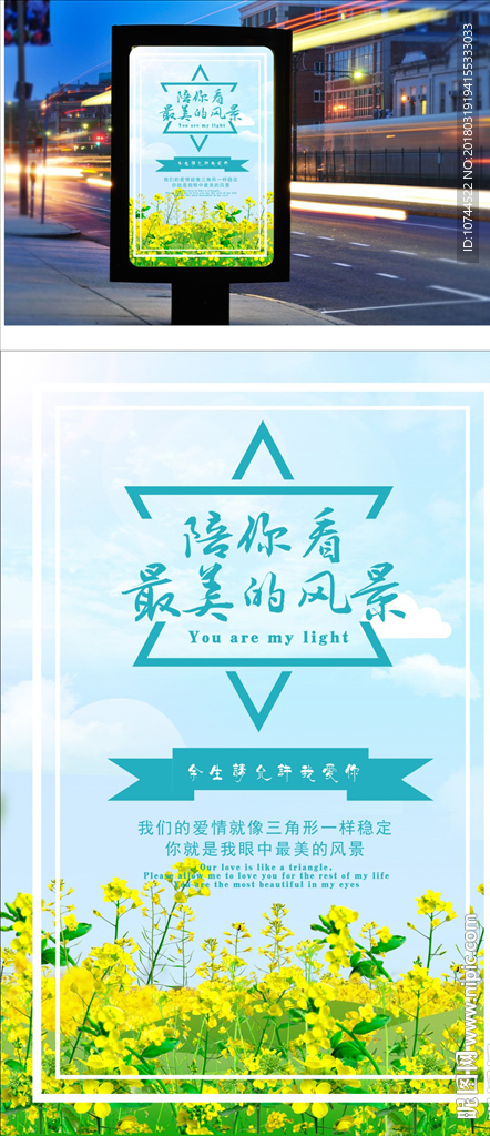 油菜花 陪你看风景 爱情