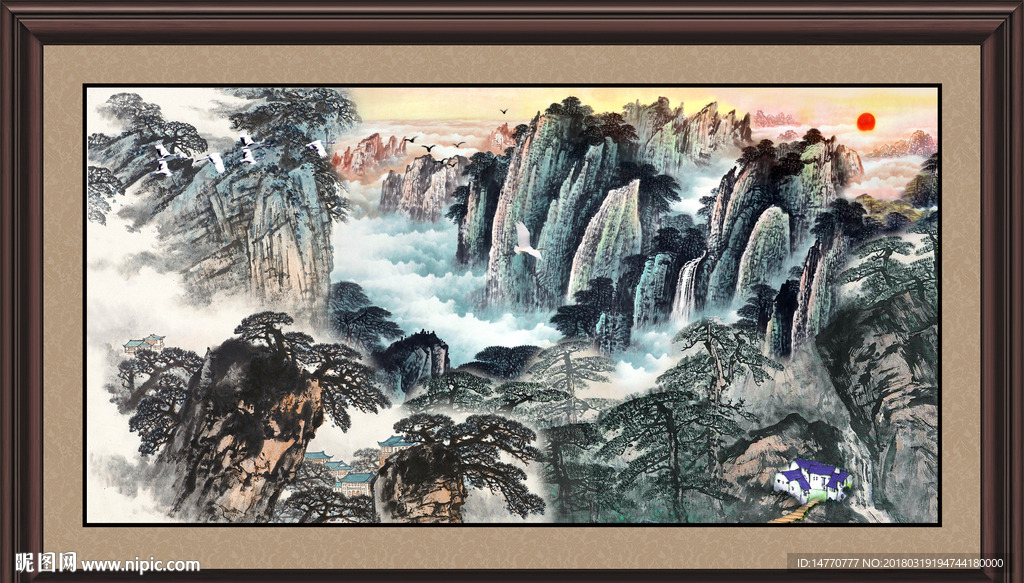 国画山水