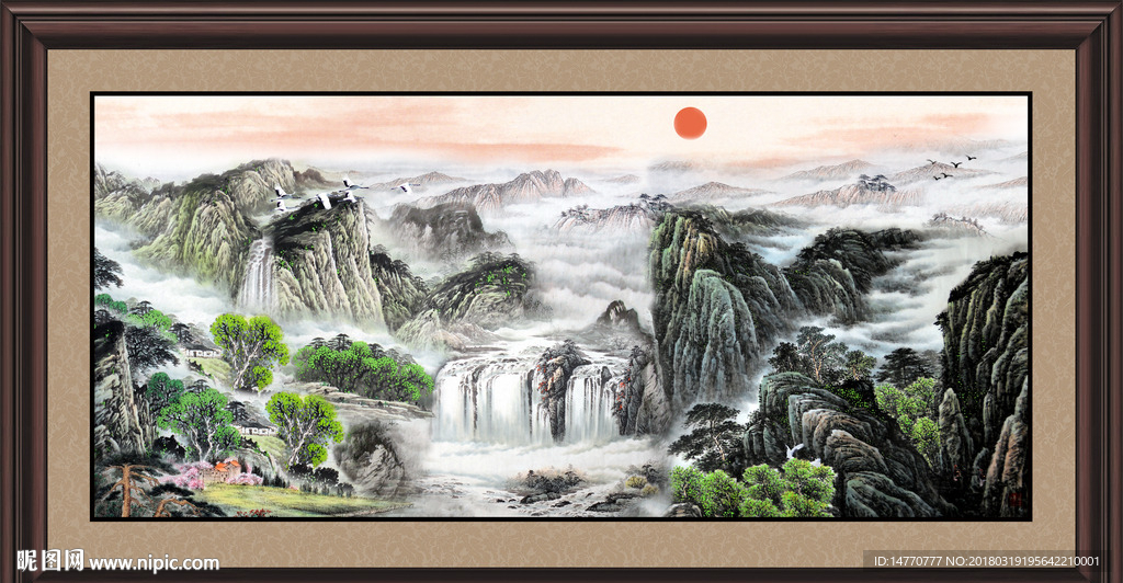 国画山水