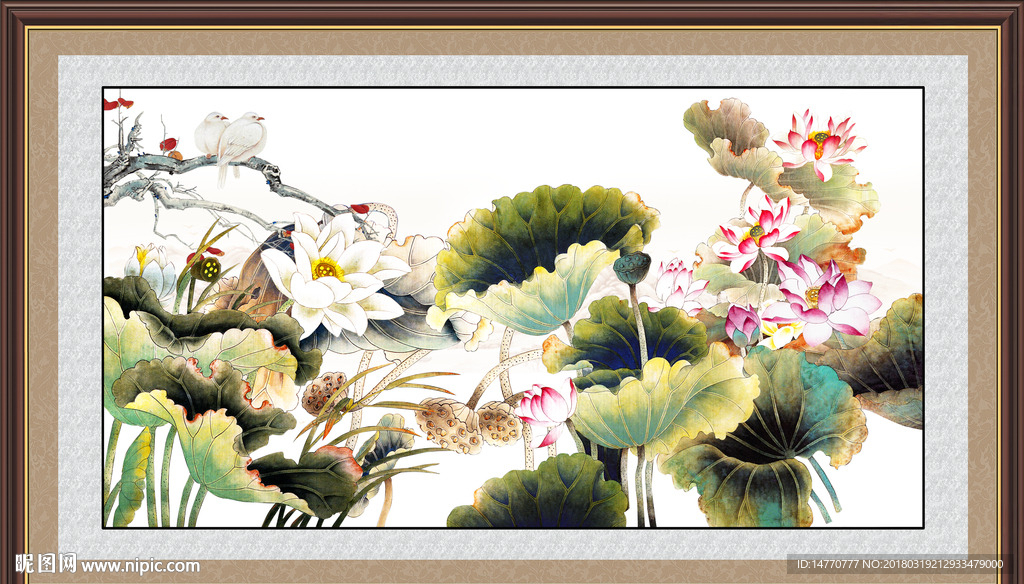 荷花图