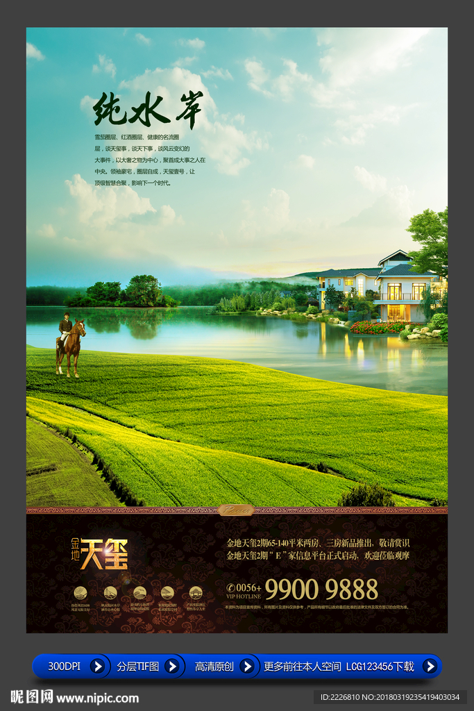 高端房地产广告