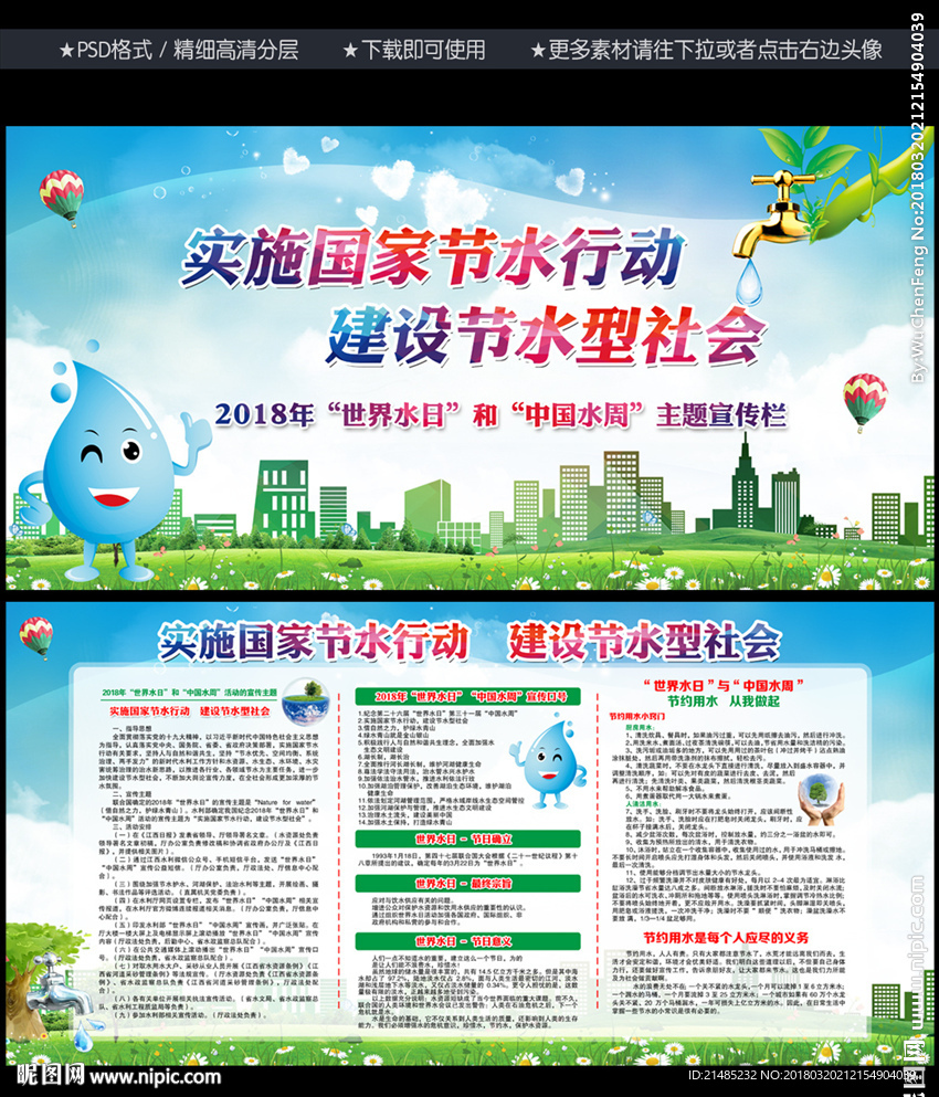 2018中国水周宣传展板