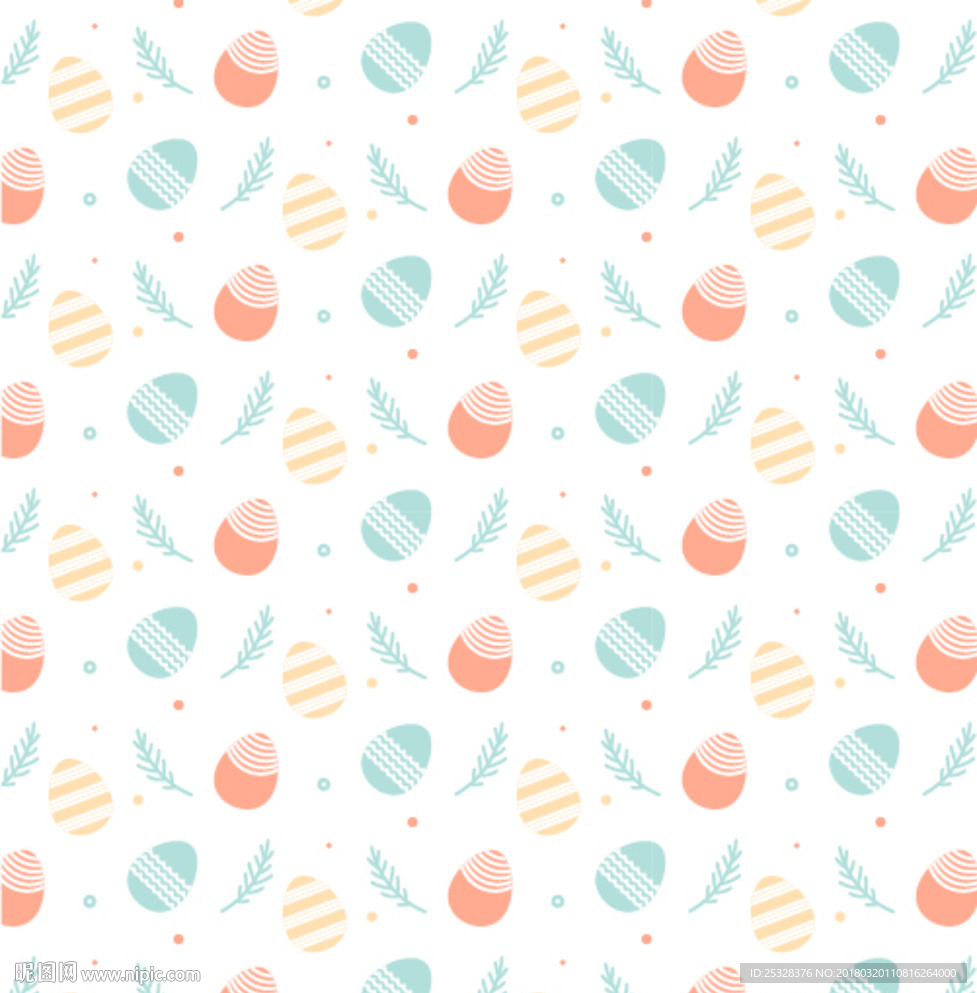 卡通无缝印花图