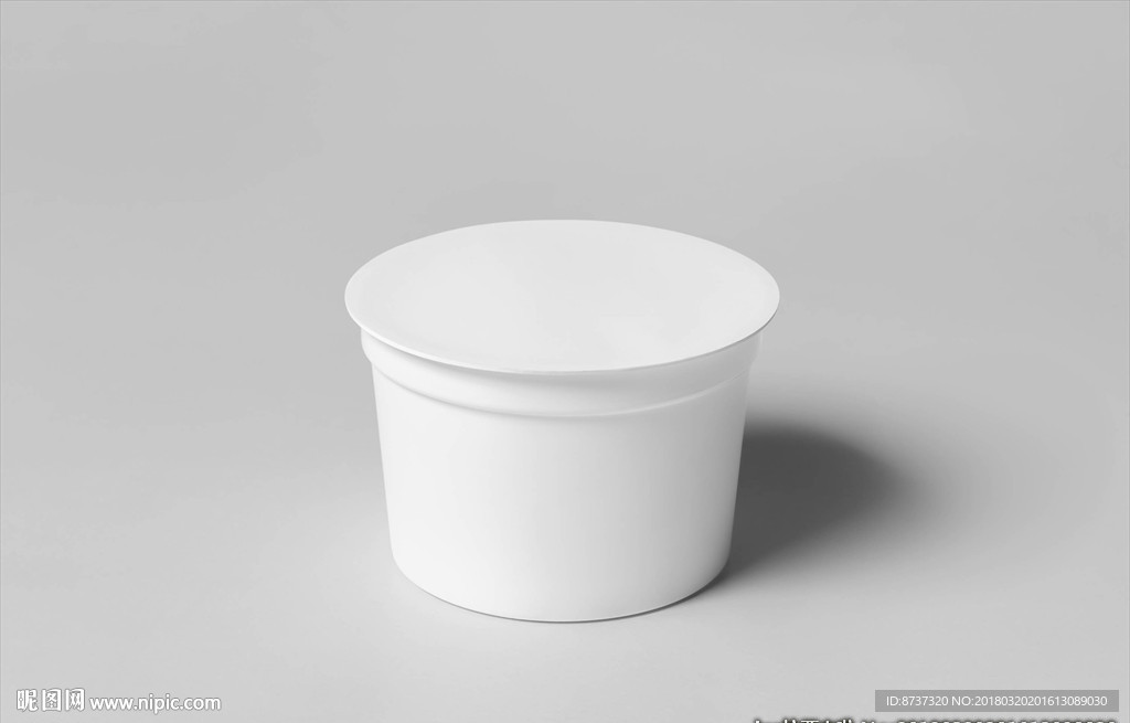 一键贴图奶制品包装盒样机图片