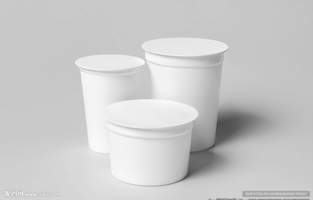 奶制品包装盒样机图片