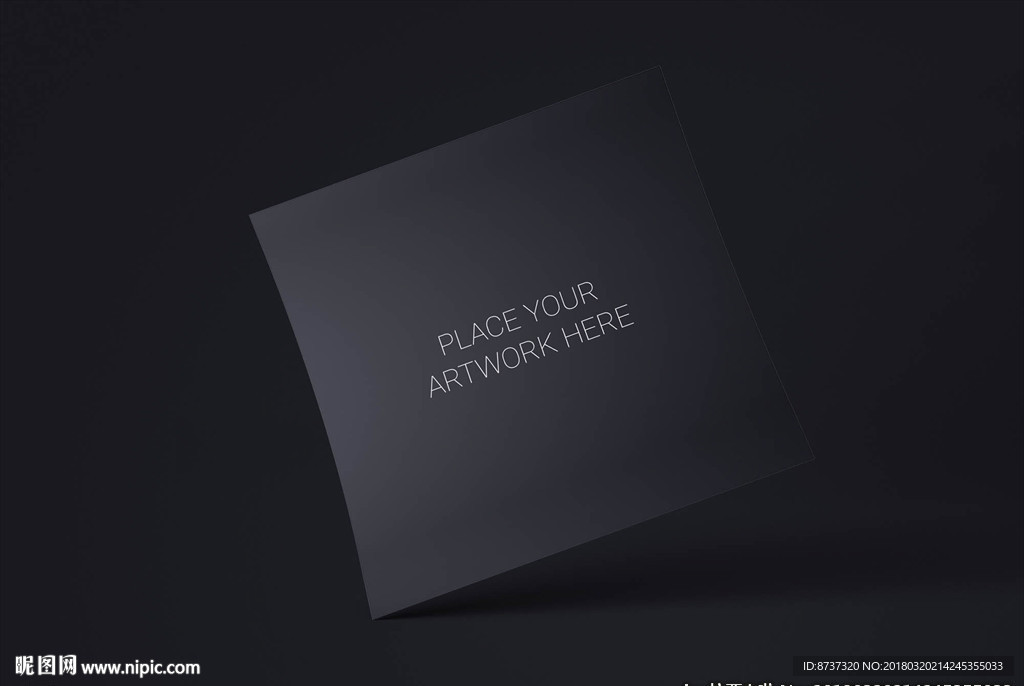 创意特种纸烫金名片样机图片