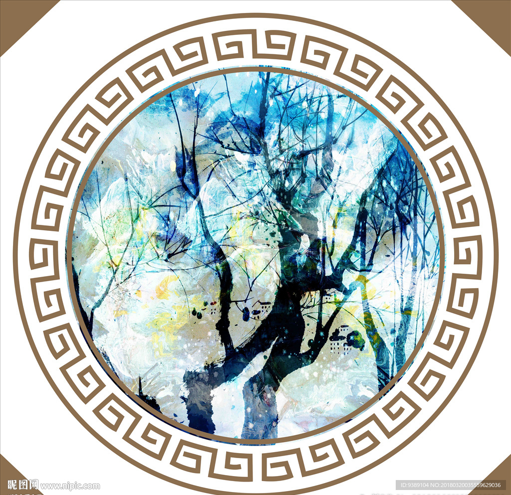 抽象油画