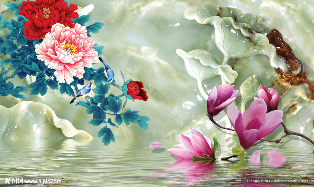 玉雕背景墙