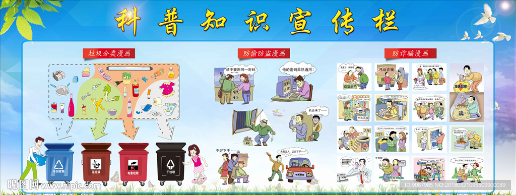 科普科学知识宣传栏