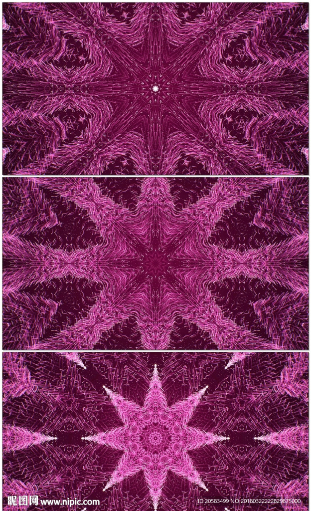 4K金色花纹粒子屏幕背景
